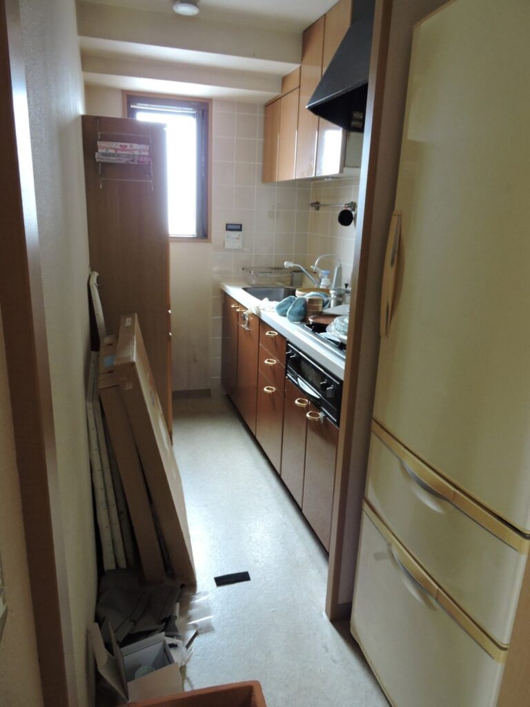 杉並区西荻北 2DK 不用品回収の作業前（3）